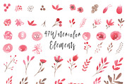 Pinkish Watercolor, an Illustration by Zahra Makes (Thumbnail 3 of 3)