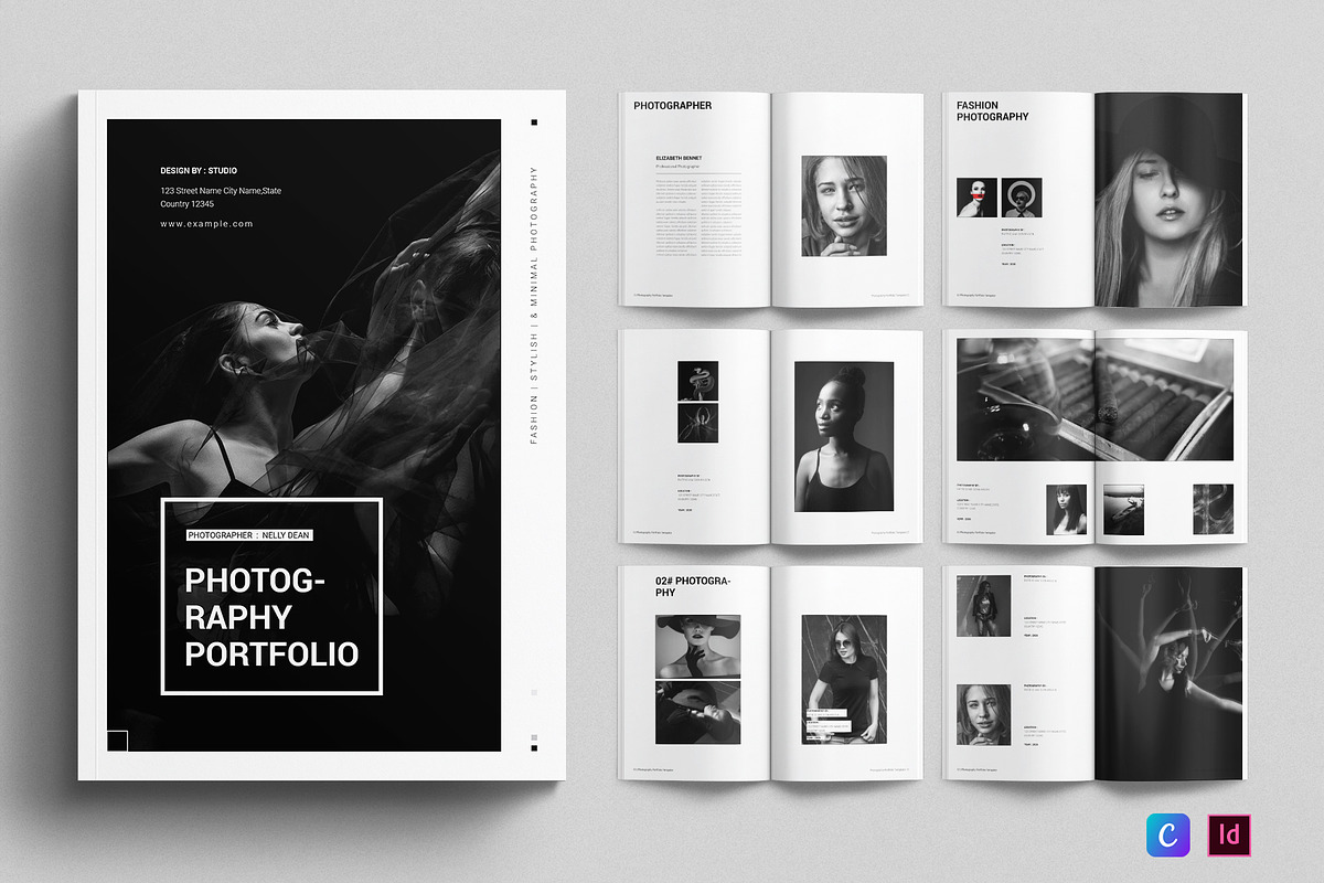 Photography Portfolio Template, a Brochure Template by E-Type (Photo 1 of 7)