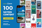 Greetings Content Story Template, a Social Media Template by emcrea (Thumbnail 1 of 9)