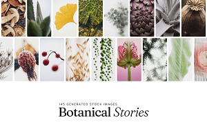 Botanical Stories Stock Pack, a Background Photo by Iconogenic