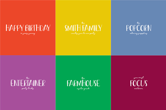 Frosted Cupcake Font preview 6