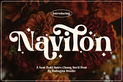Navilon - Bold Retro Font, a Serif Font by Rahagita Studio (Thumbnail 1 of 8)