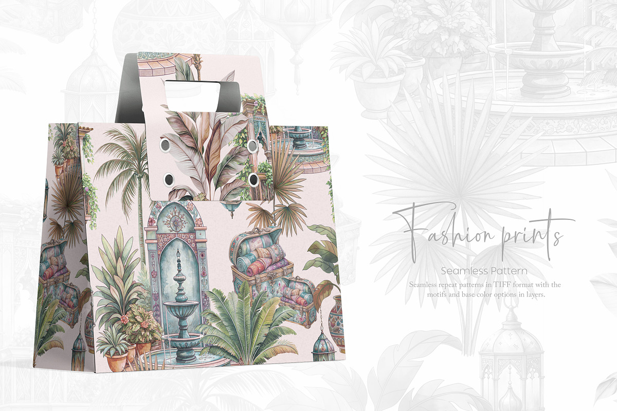 Moroccan Garden Seamless Pattern, a Pattern Graphic by Fabrivo (Photo 9 of 10)