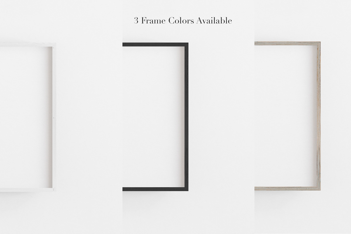 Customizable Wooden Frame Mockup, a Graphic by HALFTOUNE (Photo 2 of 9)