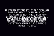 Clasico Space - Cyber & Tech Font, a Serif Font by QR Design Studio (Thumbnail 4 of 6)