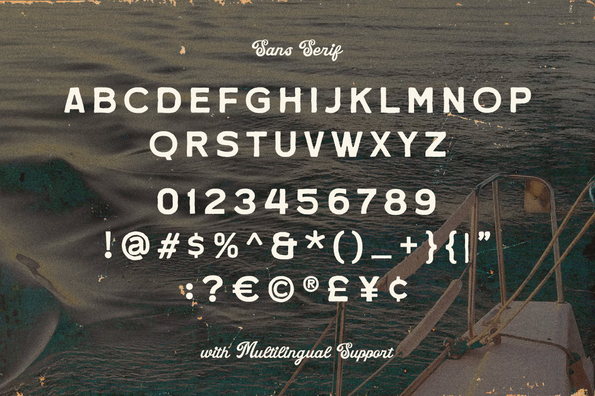 Goldray Club Retro Font Duo, a Script Font by Letterhend Studio (Photo 9 of 9)