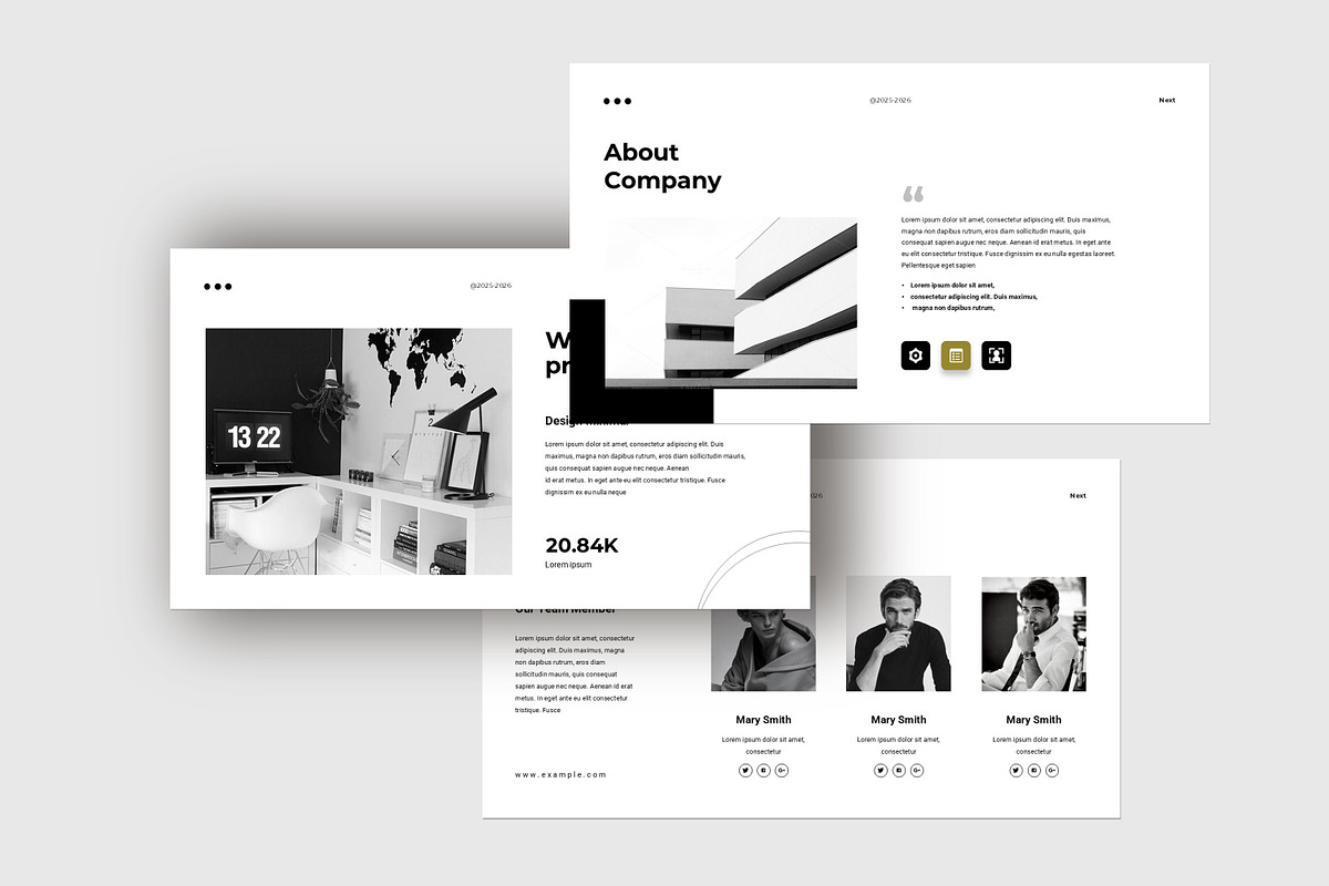 Minimal Presentation Template, a Presentation Template by Studio_Clarity (Photo 3 of 5)
