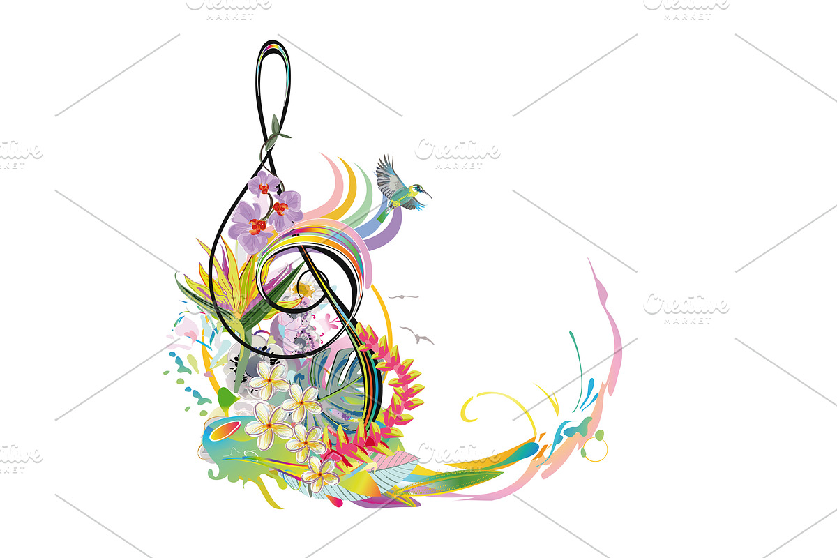 Musical Treble clefs!, a Decorative Illustration by Laifalight (Photo 17 of 18)