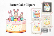 Easter Cake Clipart, a Graphic by Artnoy (Thumbnail 1 of 5)