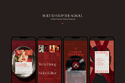 Burgundy Social Media Manager Post, a Social Media Template by And Done Studio (Thumbnail 8 of 8)