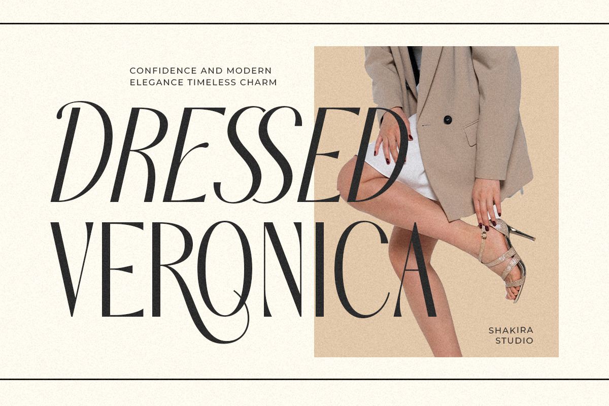 Audrey & Caroline - Elegant Modern, a Serif Font by Shakira Studio (Photo 4 of 10)