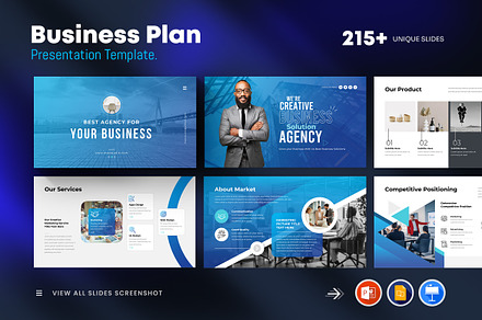 Business Plan Presentation Template, a Presentation Template by GenerousArt