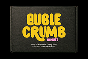 Make Groovy - Retro Bubble Font, a Handwritten Font by SaktiAvellin (Thumbnail 3 of 8)