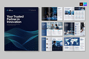 Sales Brochure Template, a Brochure Template by BrandPacks (Thumbnail 1 of 7)