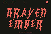 CS Venom Drawn, a Blackletter Font by Craft Supply Co. (Thumbnail 2 of 8)