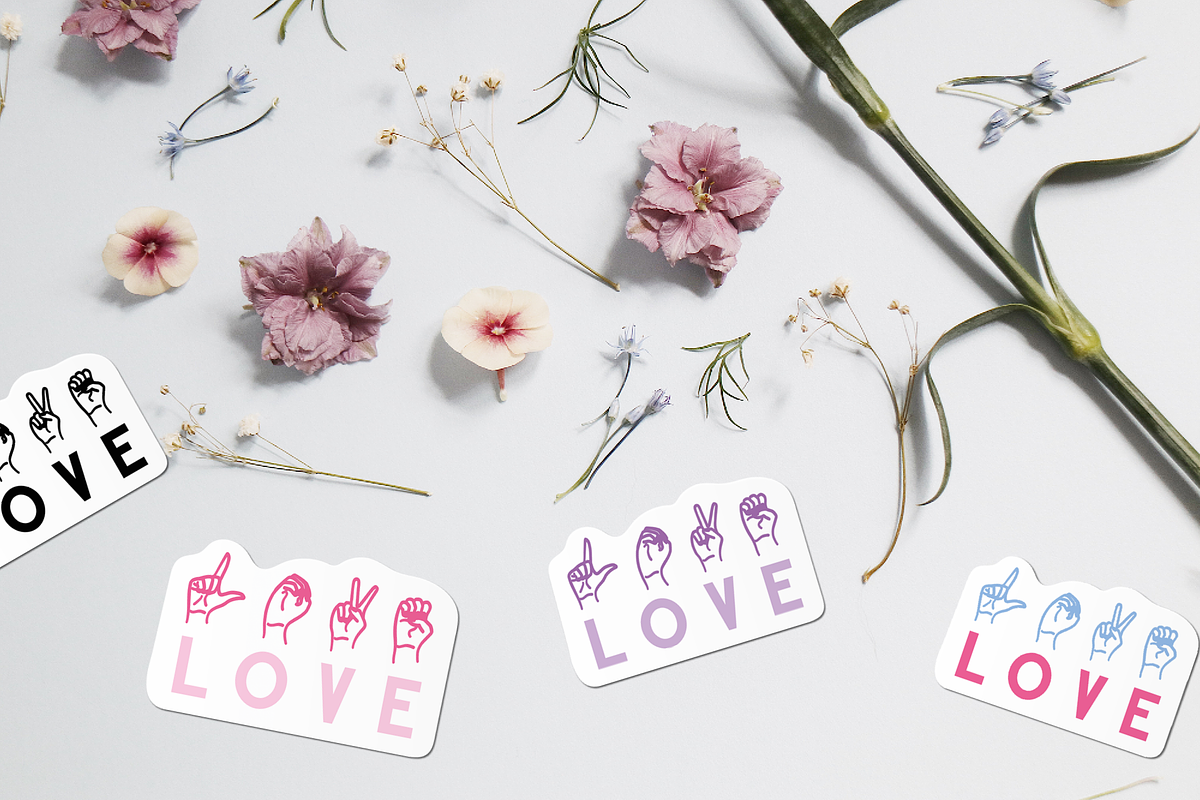 Sticker Bundle Set Sublimation Label, an Object Illustration by InkCloudDesign (Photo 10 of 19)