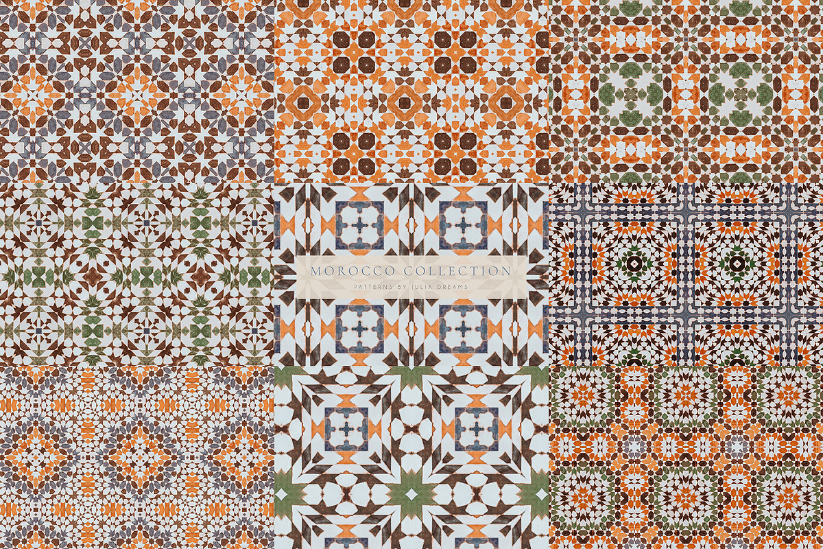 Moroccan 65 Patterns and 65 Tiles, a Pattern Graphic by Julia Dreams (Photo 4 of 15)