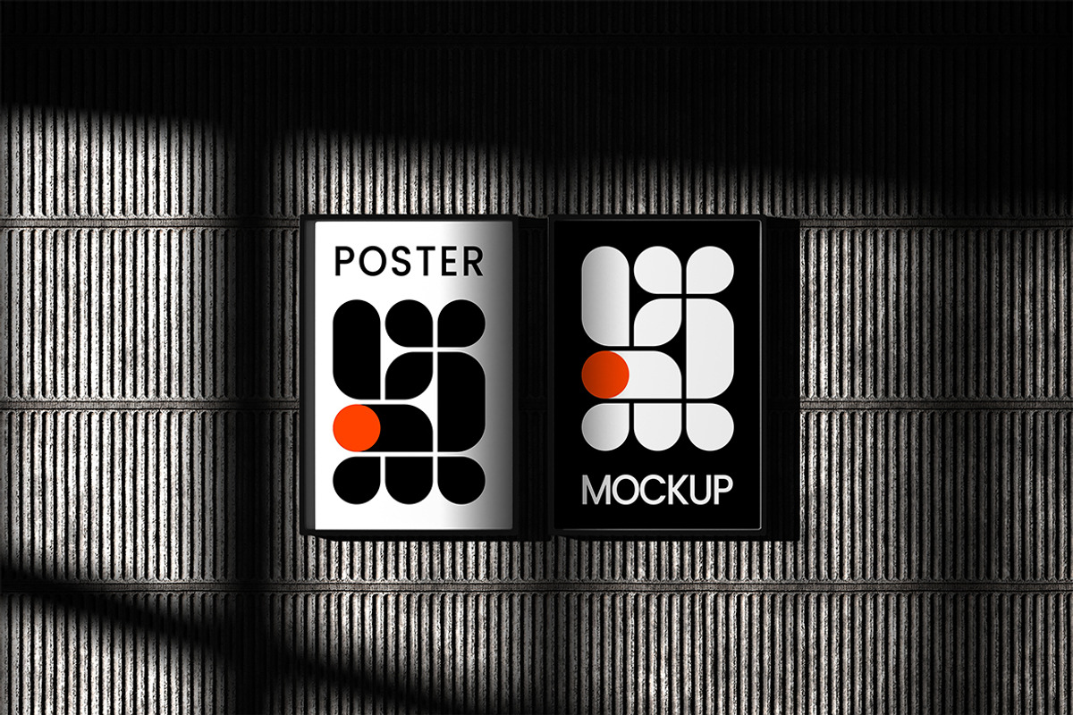 2 Poster Mockup Poster, an Advertising Mockup by Farabion Studio (Photo 2 of 2)