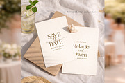 Elegant Save Date Canva bd005, an Invitation Template by TyphoonStudio (Thumbnail 3 of 10)