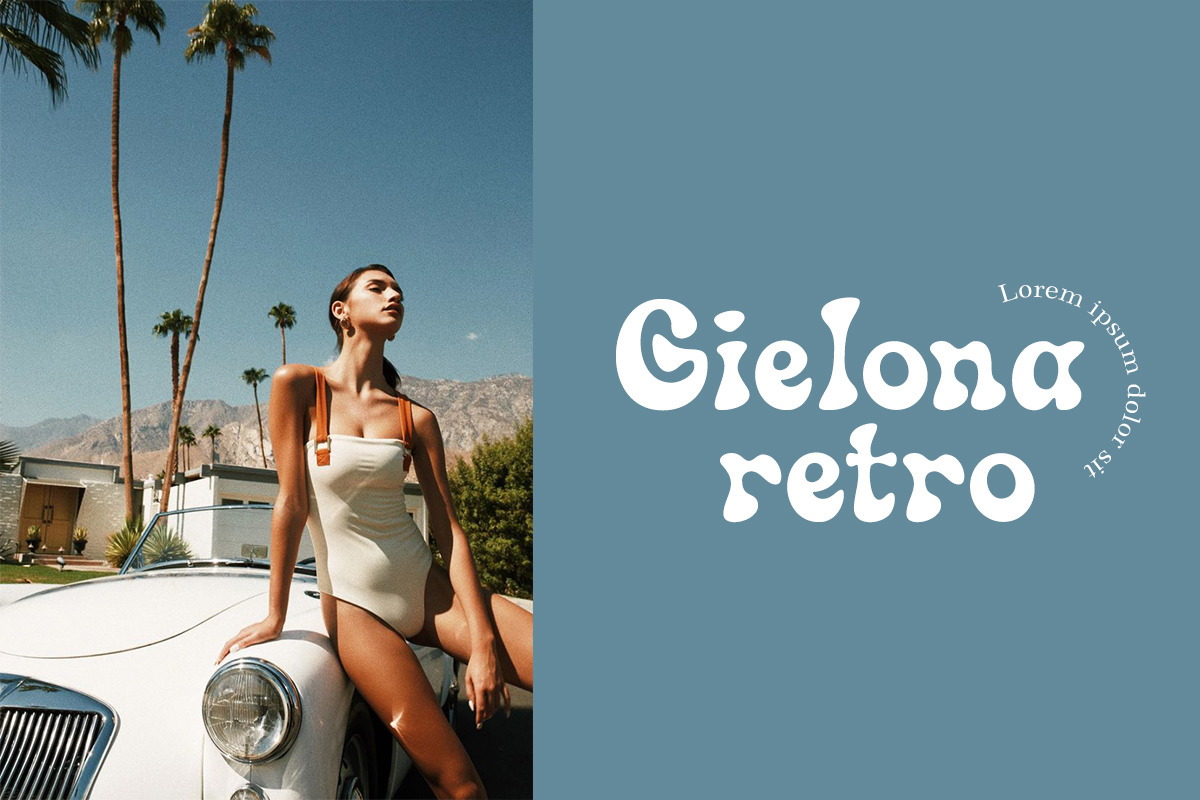Sunday Morning Retro Display Font, a Serif Font by Muntab_Art (Photo 3 of 11)
