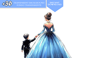 Mother’s Day clipart Mother daughter, a Person Illustration by VM PARTYS  BY TAIRUMA (Thumbnail 8 of 10)