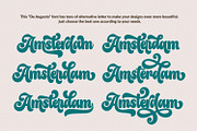 De Augusta - Vintage Retro Font, a Script Font by Subectype Studio (Thumbnail 2 of 10)