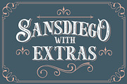Sansdiego, a Serif Font by Sealoung (Thumbnail 10 of 11)