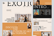Keef Fashion Week - eCommerce Websit, a Landing Page Template by keffidesign (Thumbnail 2 of 2)