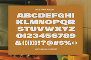 Wild Trave Nostalgic Bold Sans, a Sans Serif Font by Letterhend Studio (Thumbnail 7 of 12)