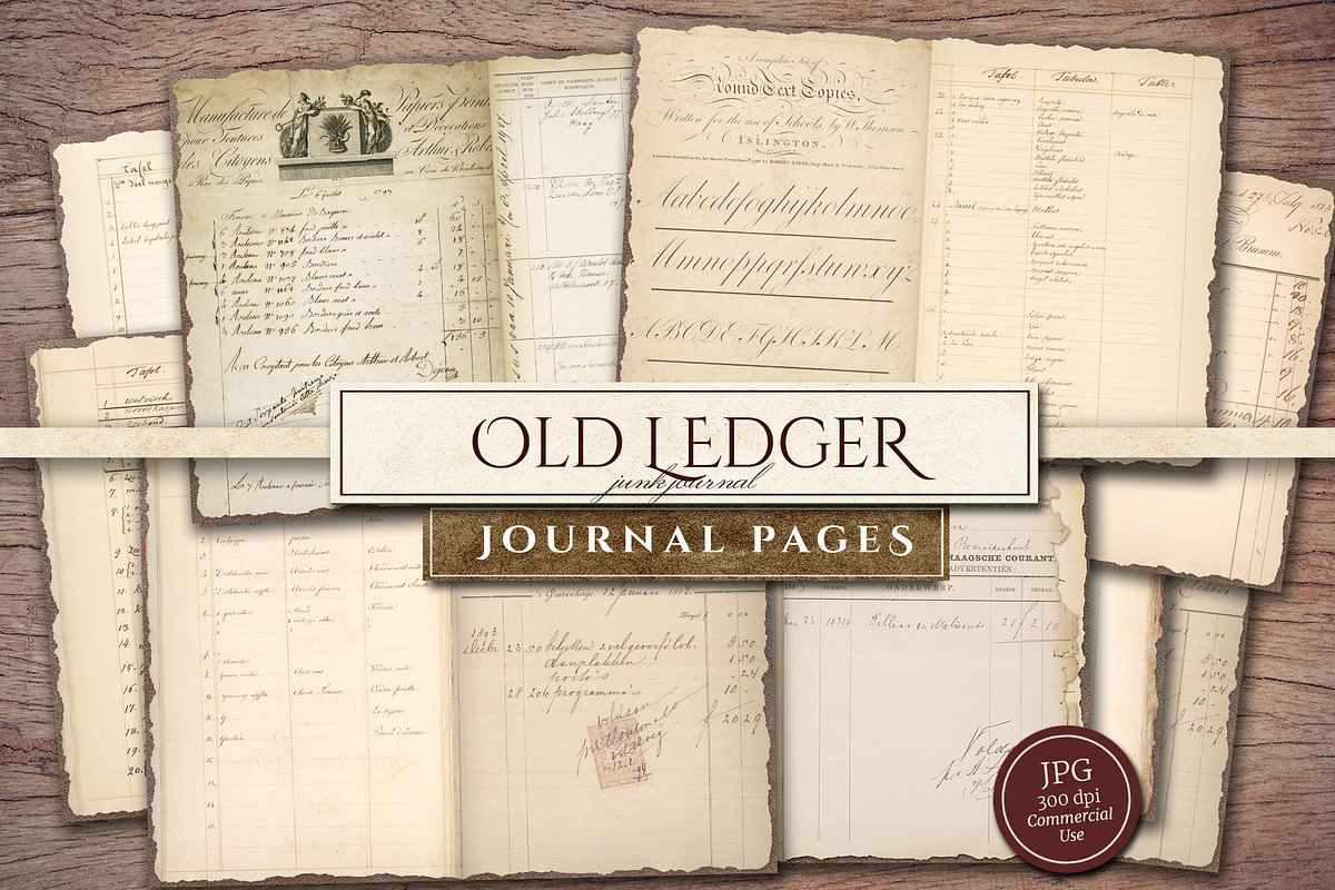 Old Ledger Paper, a Texture Illustration by Secret Helper (Photo 1 of 7)