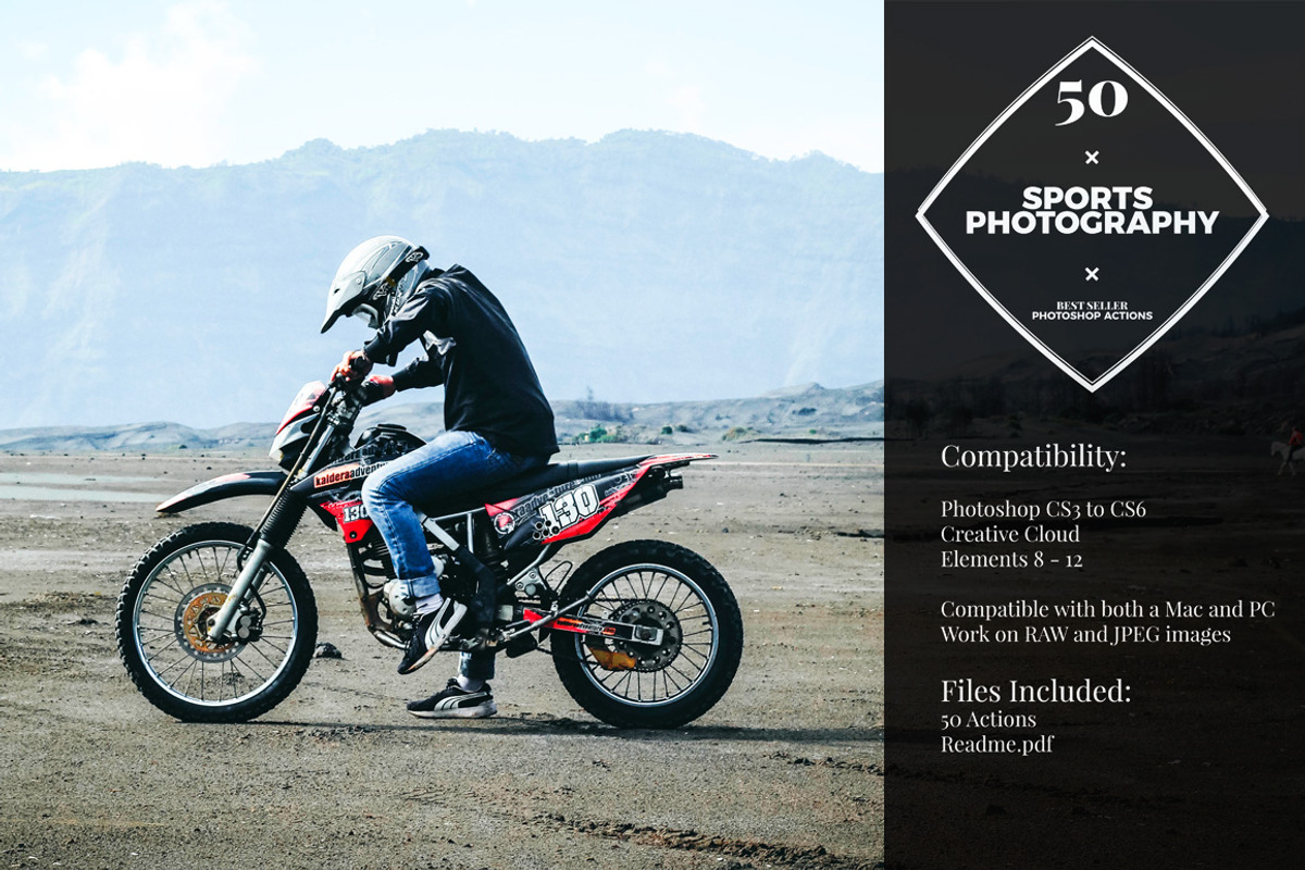 50 Sports Effect Photoshop Actions, an Action Add-On by Creativetacos (Photo 1 of 7)