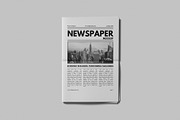 Newspaper Mockup, a Books & Magazine Mockup by UFR_GRAPHIC (Thumbnail 2 of 4)