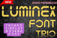 Luminex Modern Font Trio
