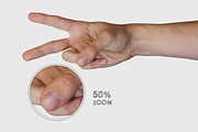 Hand Signs & Gestures, a Device Mockup by h3design (Thumbnail 7 of 7)