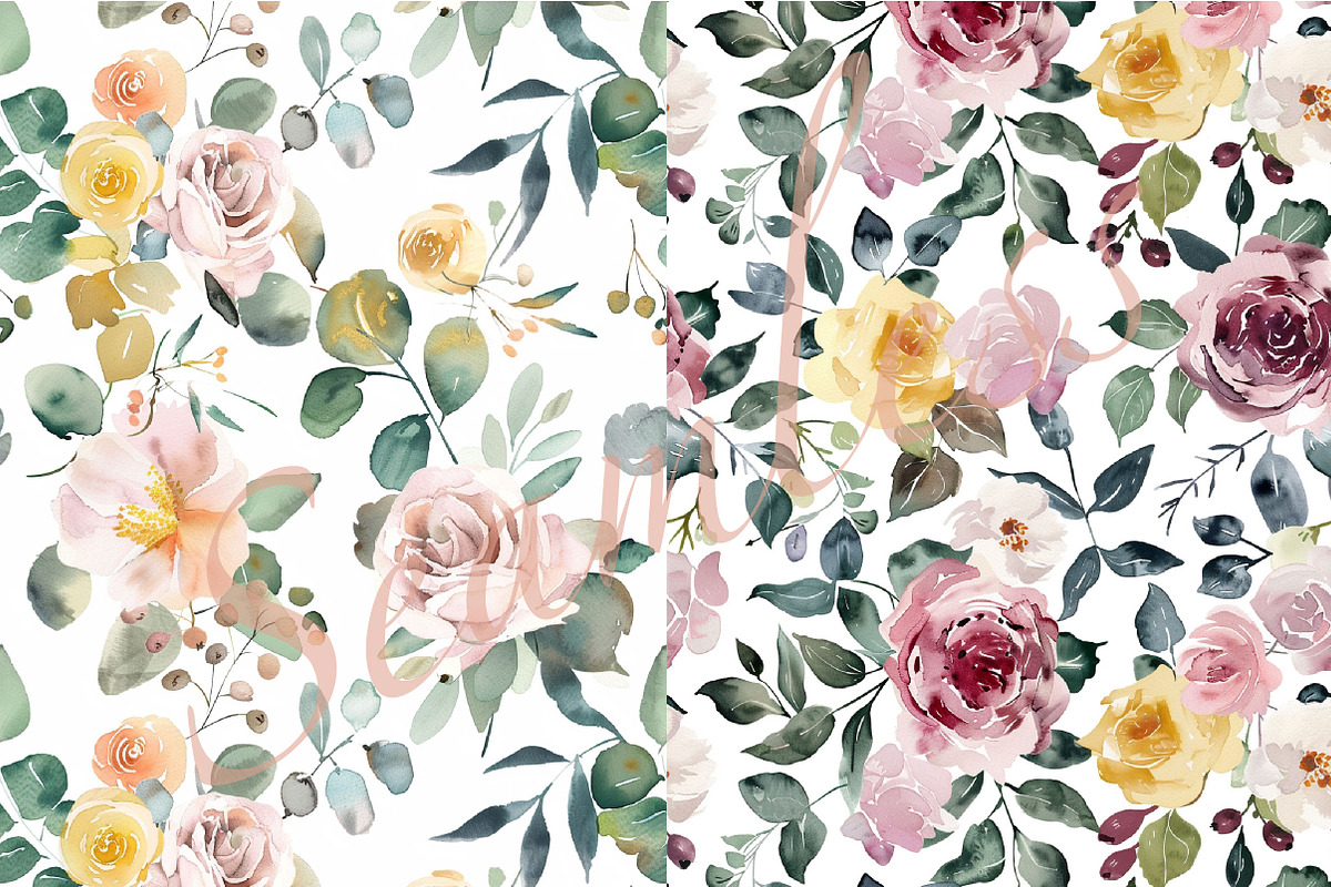 Digital Paper Pack Seamless Patterns, a Pattern Graphic by DreamCafeArt (Photo 3 of 5)
