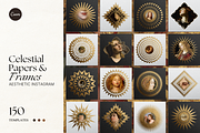 Celestial Gold Foil Papers & Frames, a Social Media Template by The Flossy Finch (Thumbnail 20 of 20)