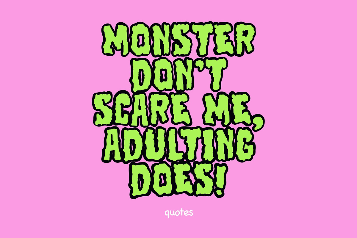 Let Me Be Frank Font - Horror Font, a Handwritten Font by ariodsgn (Photo 8 of 10)