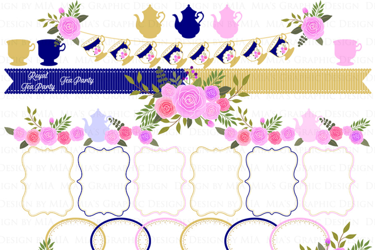 Tea, Tea Party, Afternoon Tea, a Food Illustration by Mia's Graphic Design (Photo 5 of 9)