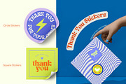 Funky Sticker & Wrapping Templates, a Stationery Template by Hell Yeah Designs (Thumbnail 9 of 9)