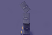 3d Stacked Matchboxes Mockup, a Print Template by The Rose Project (Thumbnail 2 of 3)