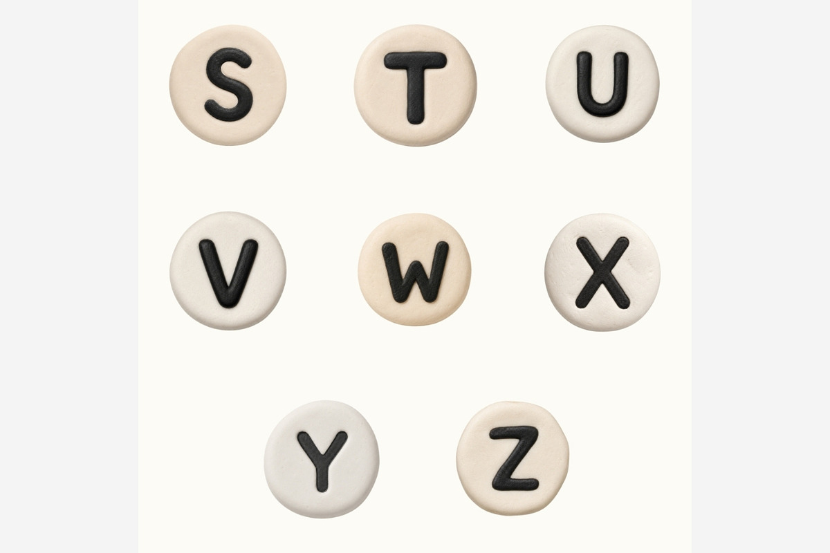 Clay Bead Alphabet PNG Bundle, an Emoji Icon by Tanya Kart (Photo 5 of 6)