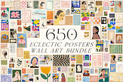 Modern Wall Art Posters Bundle, a Graphic by Ayya Studio (Thumbnail 1 of 94)