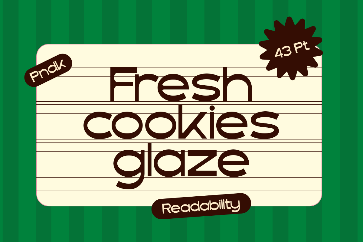 Avoge - Food Display Font, a Sans Serif Font by Pandeka Studio (Photo 8 of 9)