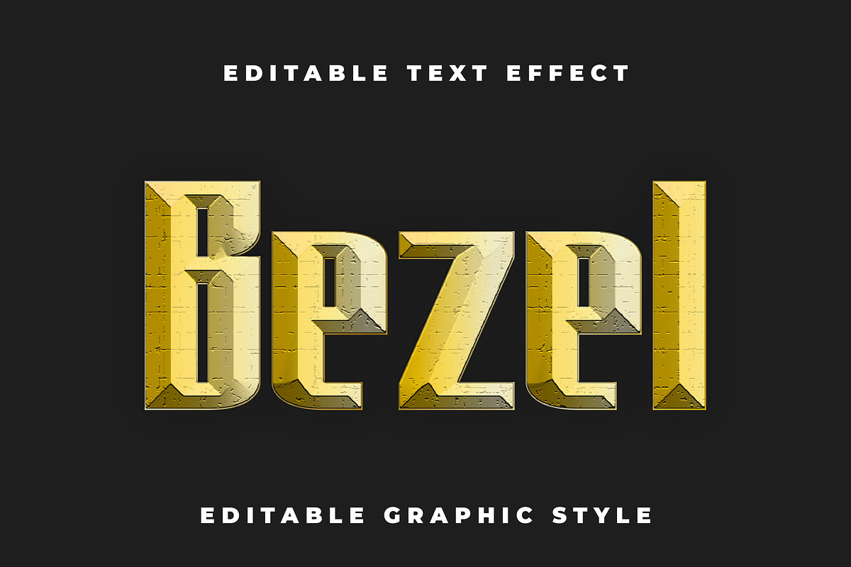 Vintage Engraved Beveled Text Effec preview 3