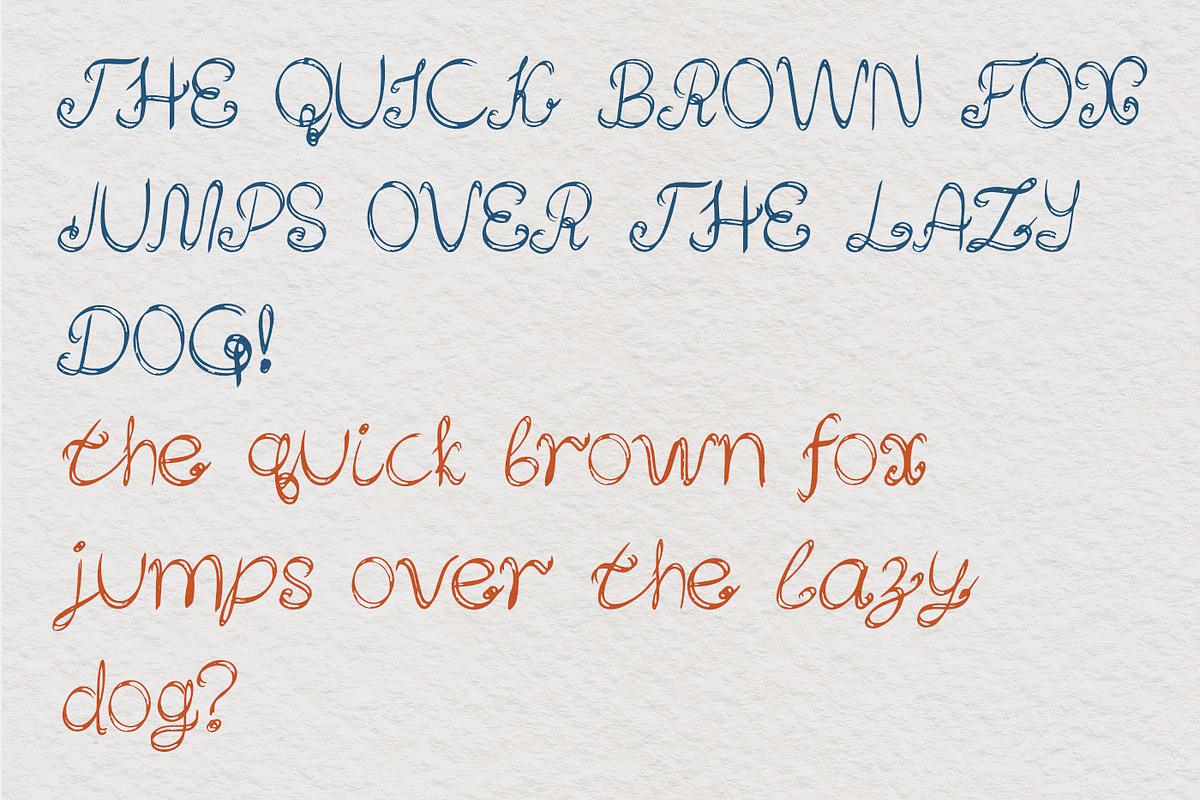 QUALIRVEY fanky curvy font, a Script Font by CHIMERA (Photo 3 of 9)