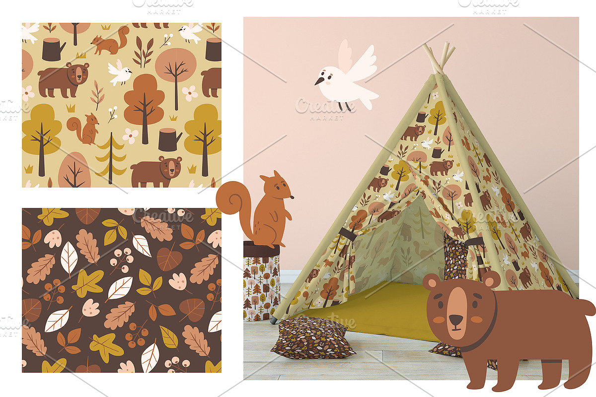 Woodland Pattern Collection