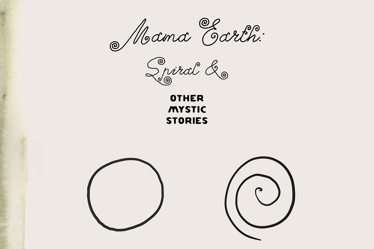 MAMA EARTH Mystic Spiral Textures, an Object Graphic by Lana Elanor (Photo 6 of 17)