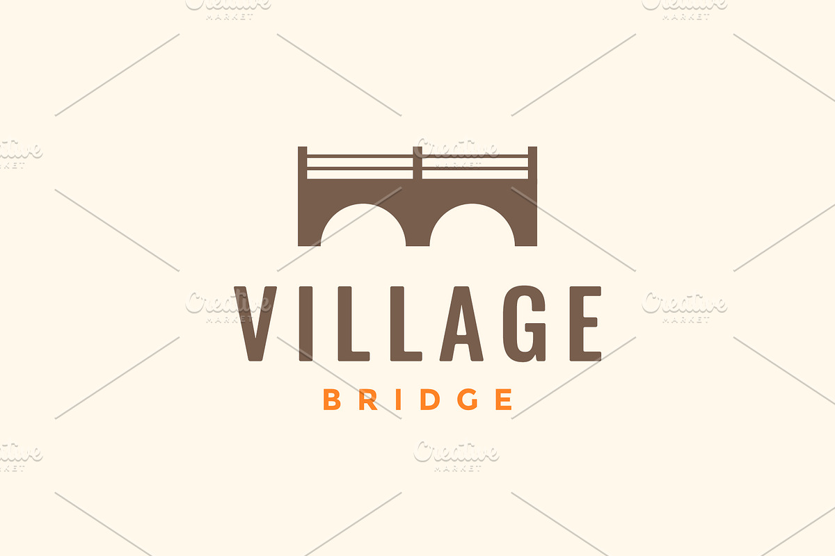 bridge classic construction logo, a Branding & Logo Template by devastd