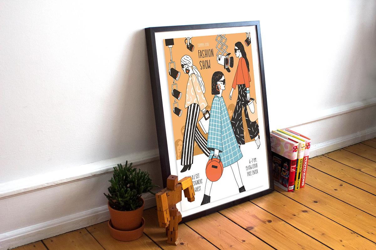 Fashion show banners and posters, a Decorative Illustration by Good Studio (Photo 10 of 11)
