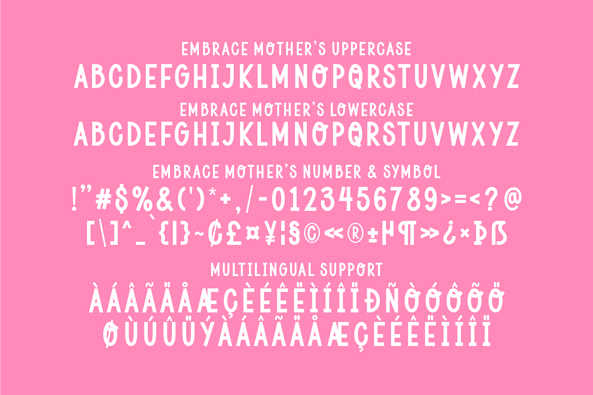 Embrace Mother's - Perfect Font Duo, a Script Font by Keithzo (Photo 6 of 8)